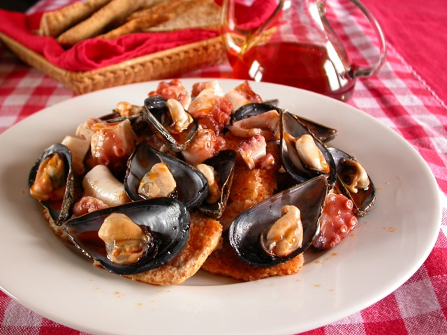 ricetta della Zuppa di cozze napoletana