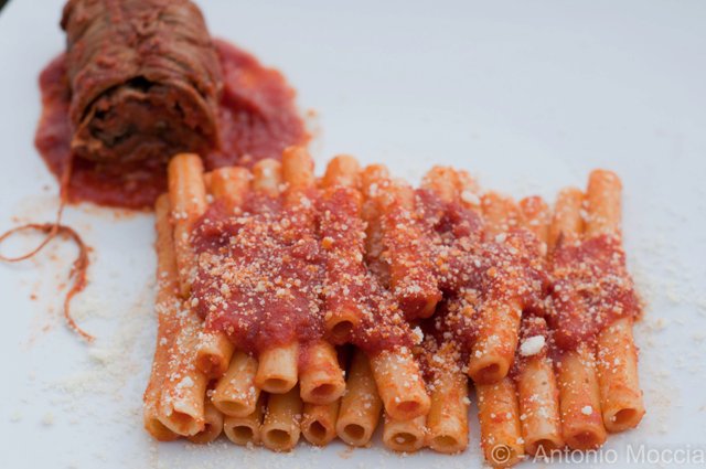 ziti al ragu di braciole