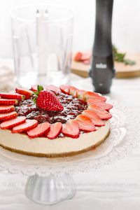 Cheese cake al labne con fragole