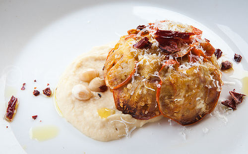 Timballo di anelletti e melanzane