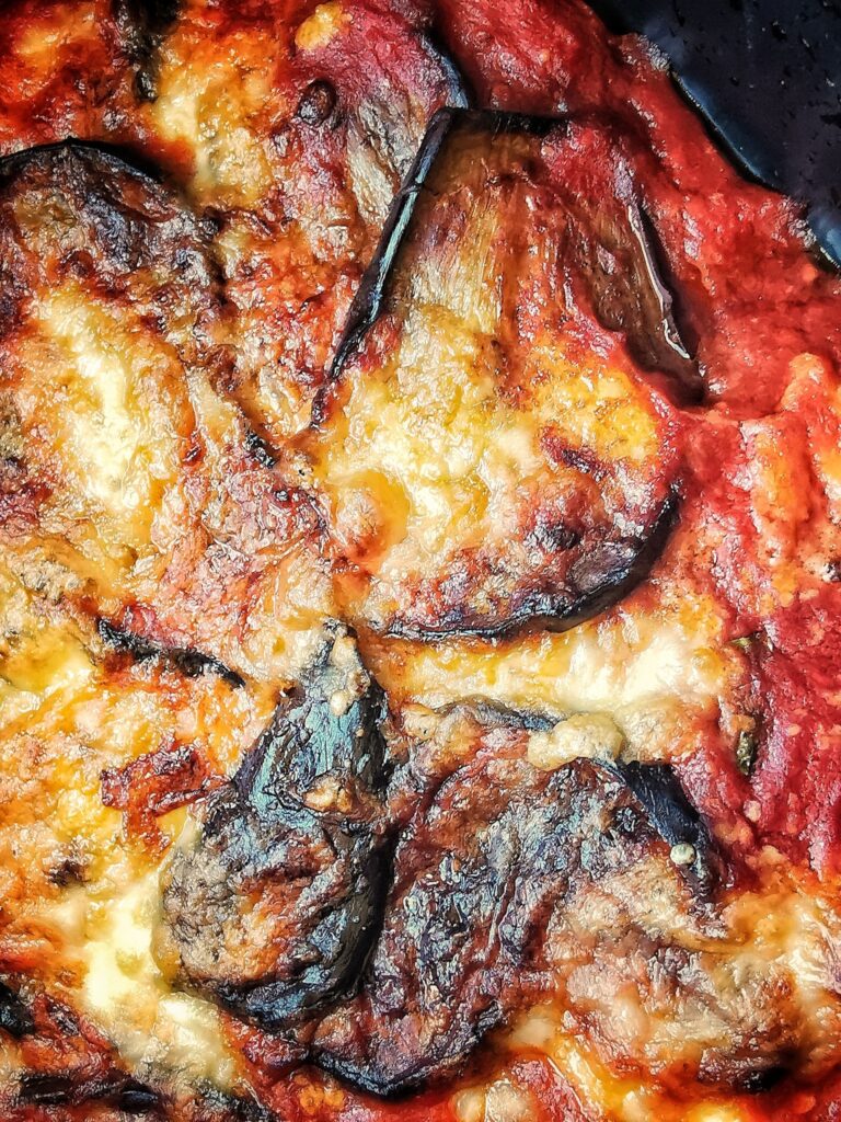 ricetta delle melanzane mozzarella e pecorino 2