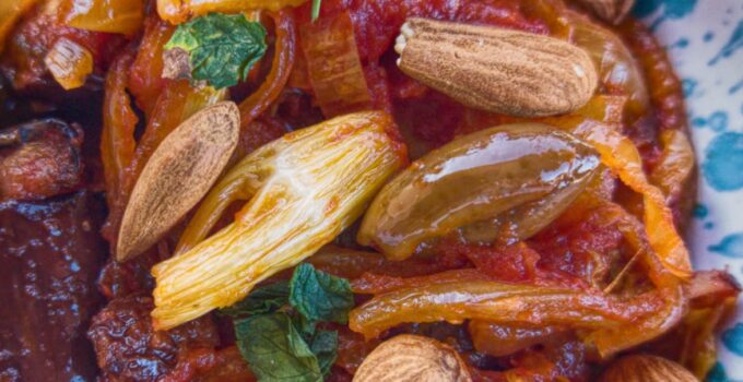 caponata siciliana in friggitrice ad aria