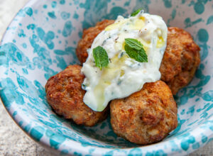 polpette con tzatziki