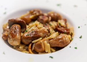 pasta risottata con porcini