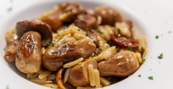 pasta risottata con porcini