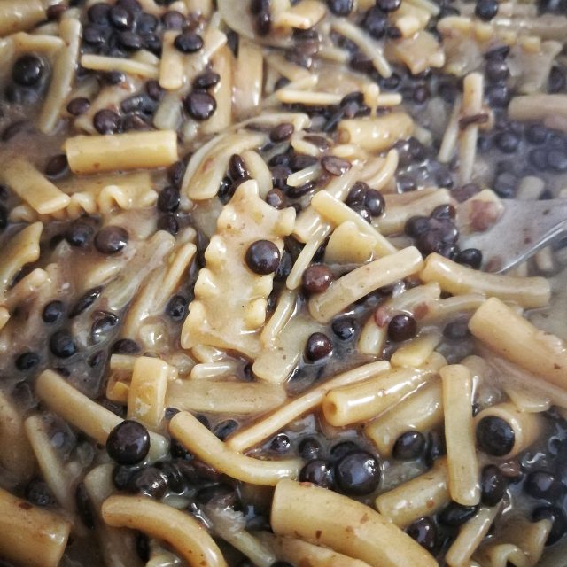 ricetta della pasta e lenticchie