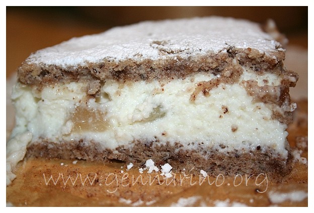 torta ricotta e pere