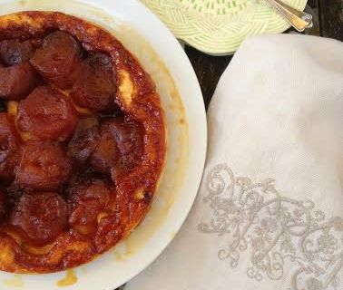 Tarte Tatin di mele annurche e Conciato Romano