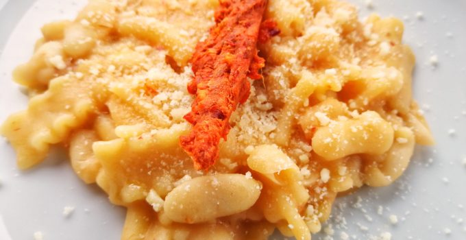 ricetta della pasta e fagioli con pecorino e nduia